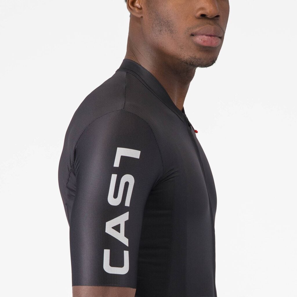 CASTELLI Entrata Apex Jersey Black/White (right sleeve)