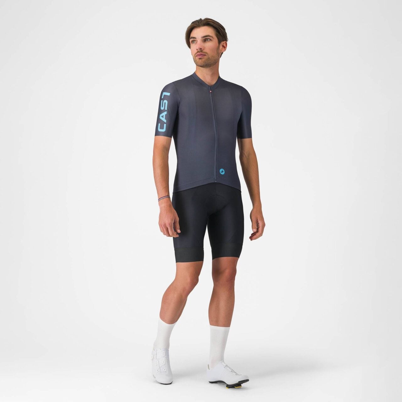 CASTELLI Entrata Apex Jersey Twilight Blue/Neon Cobalt