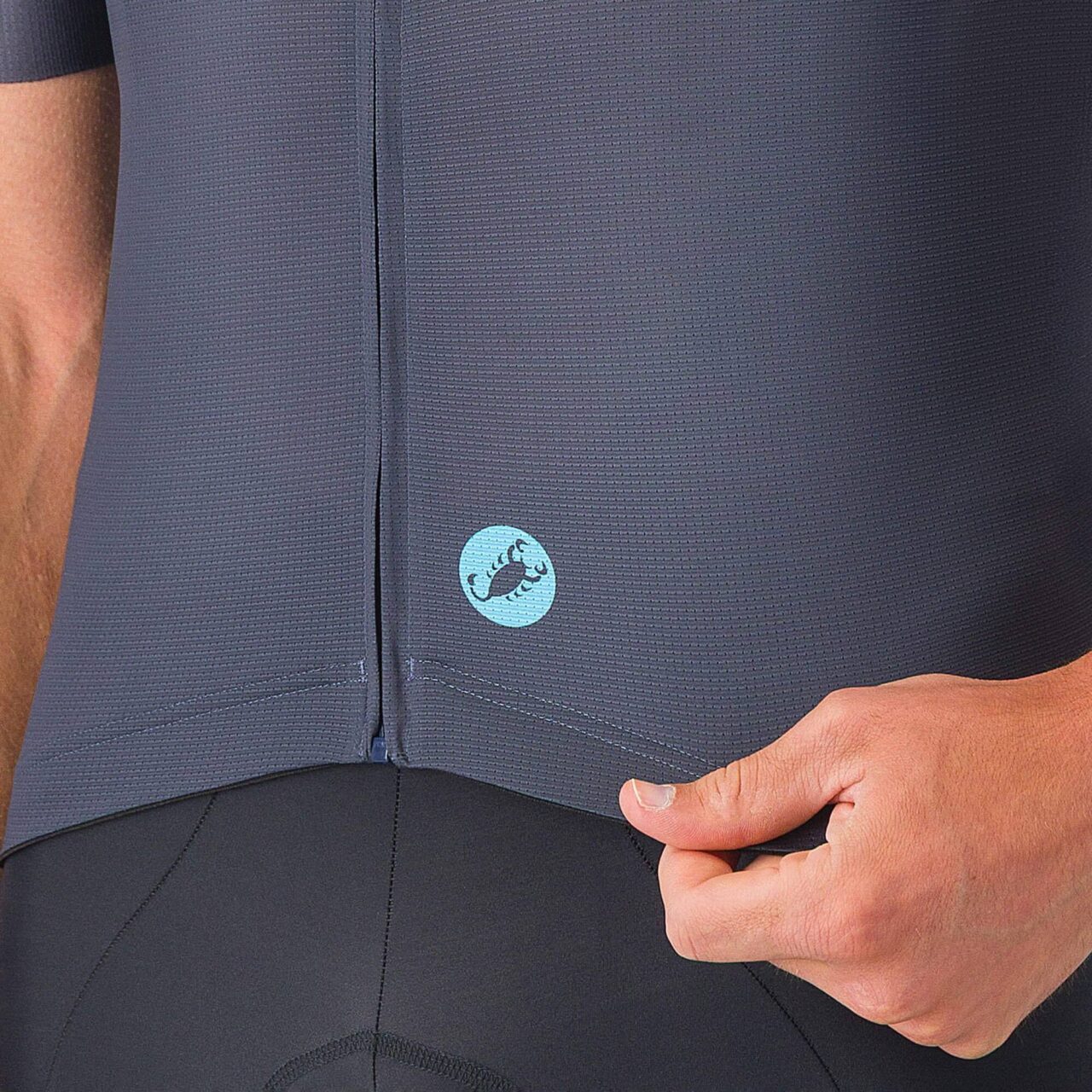 CASTELLI Entrata Apex Jersey Twilight Blue/Neon Cobalt (back)