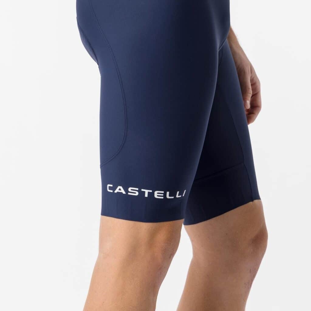 CASTELLI Espresso 2 Bibshort Belgian Blue (legs side)
