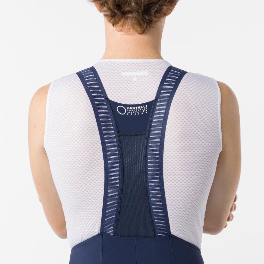 CASTELLI Espresso 2 Bibshort Belgian Blue Straps (back)
