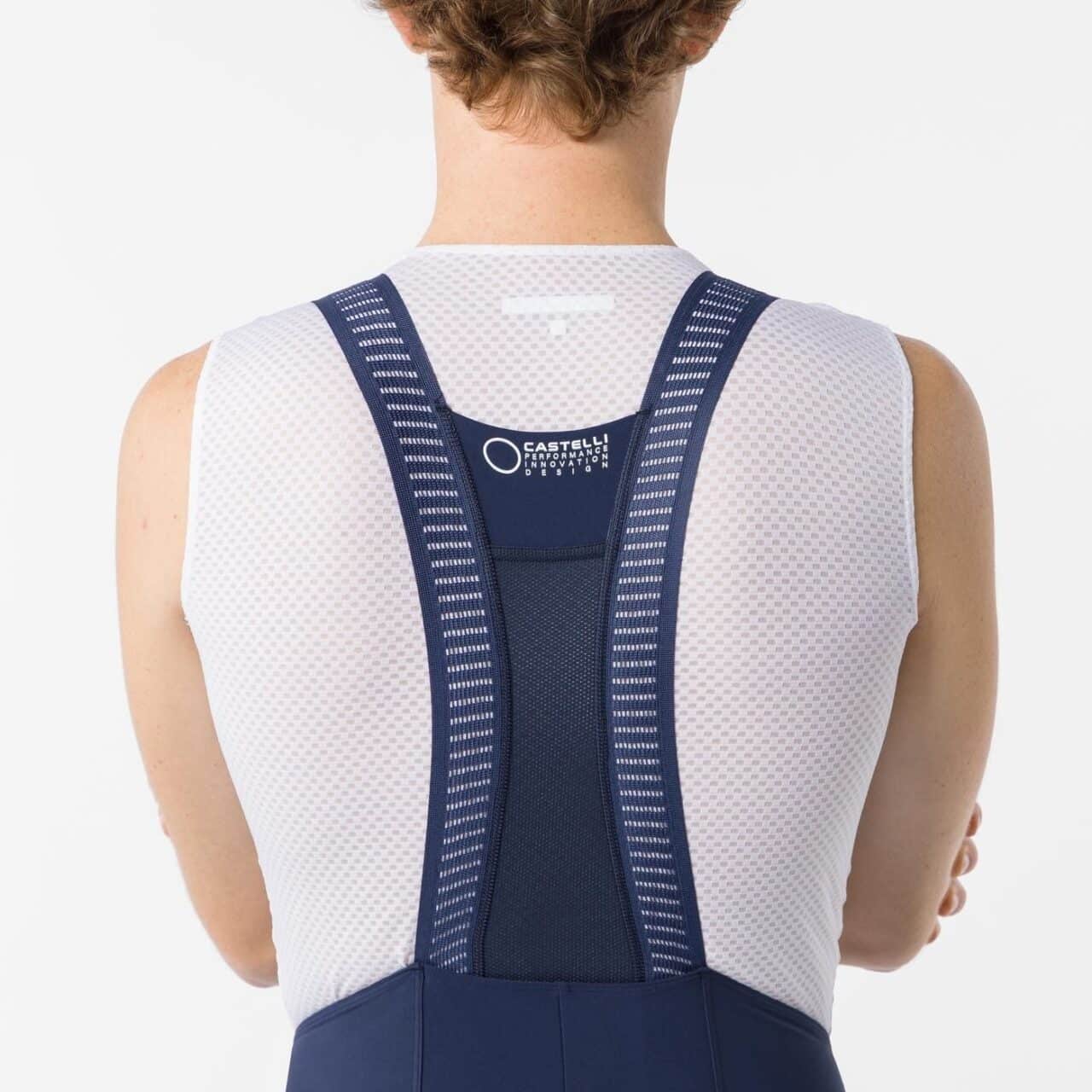 CASTELLI Espresso 2 Bibshort Belgian Blue Straps (back)