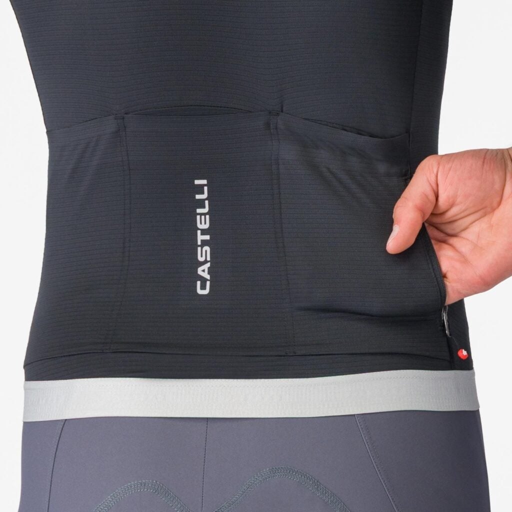 CASTELLI Espresso 2 LS Jersey Black (pocket zipper)