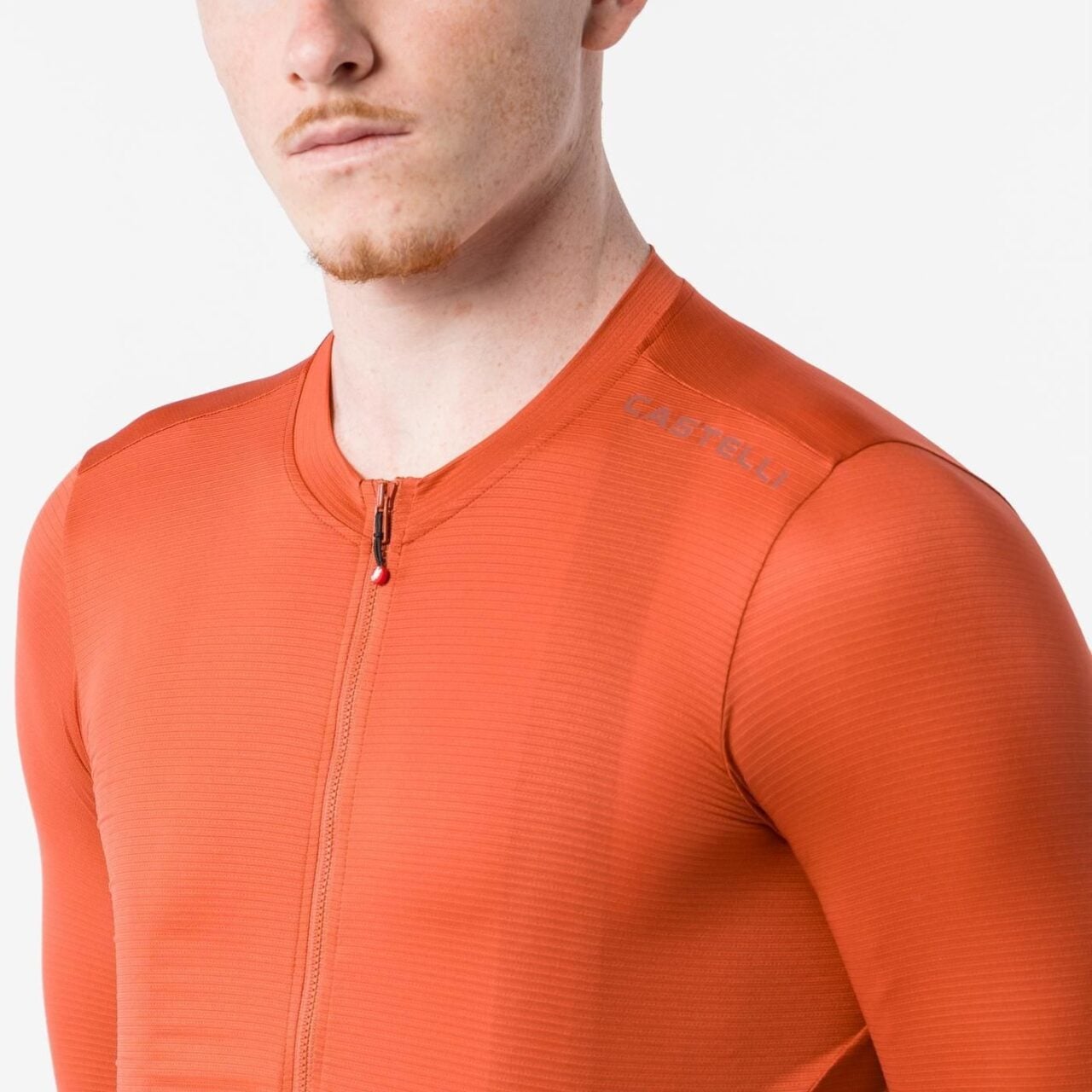 CASTELLI Espresso 2 LS Jersey Paprika (chest)