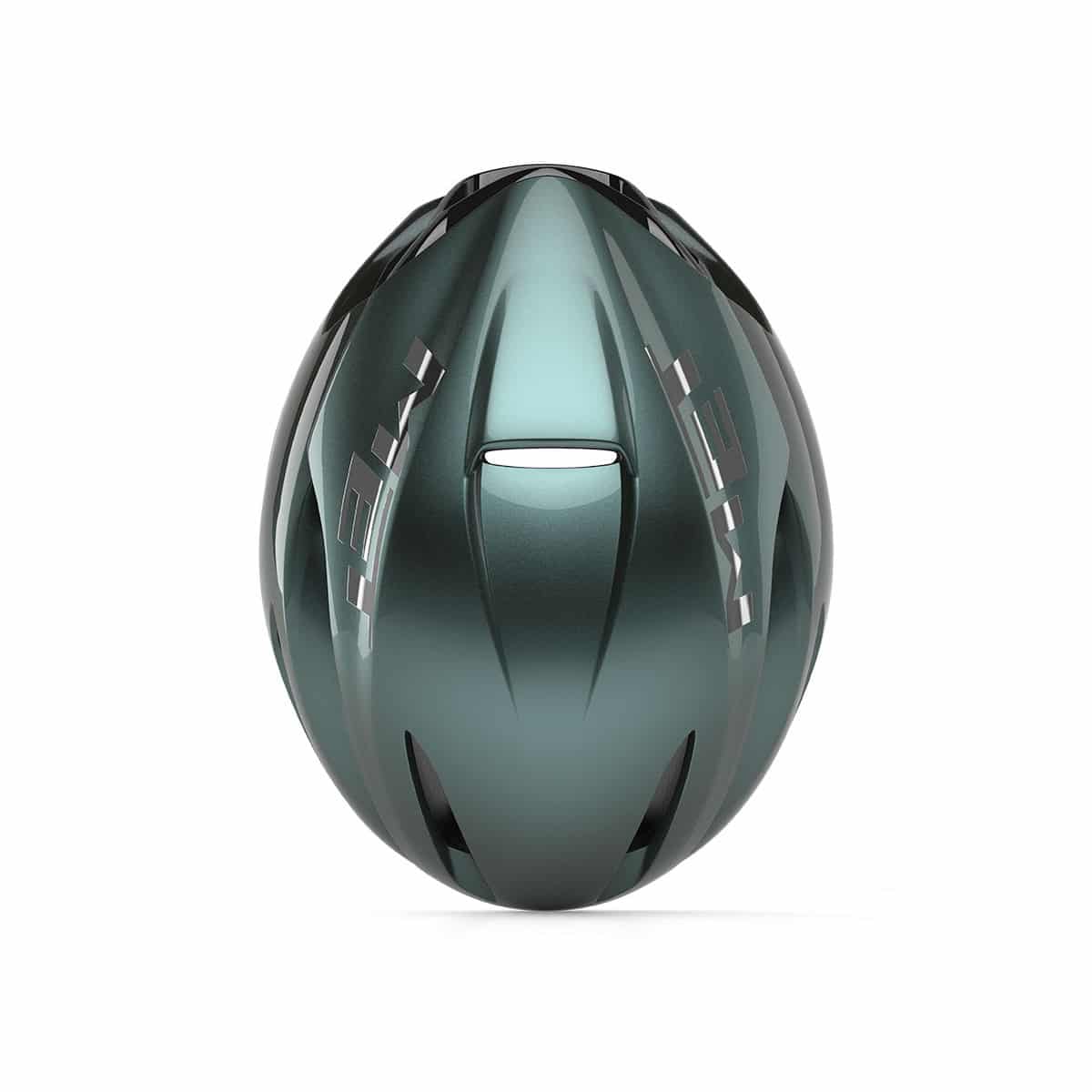 Met Manta MIPS helmet Hyper Teal top view