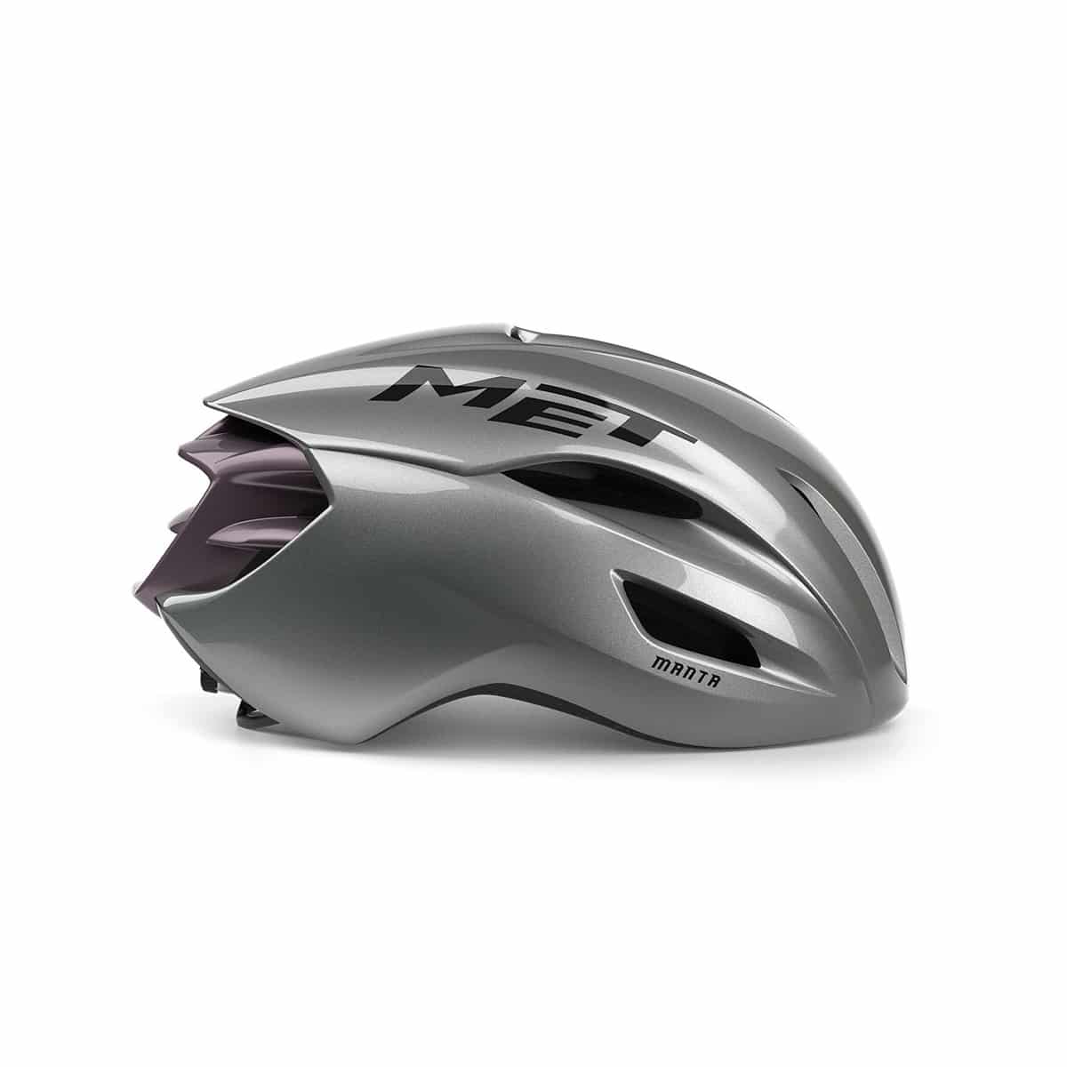 Met Manta MIPS helmet Opal Gray side profile