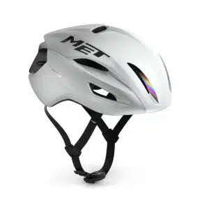 Met Manta MIPS helmet white holographic