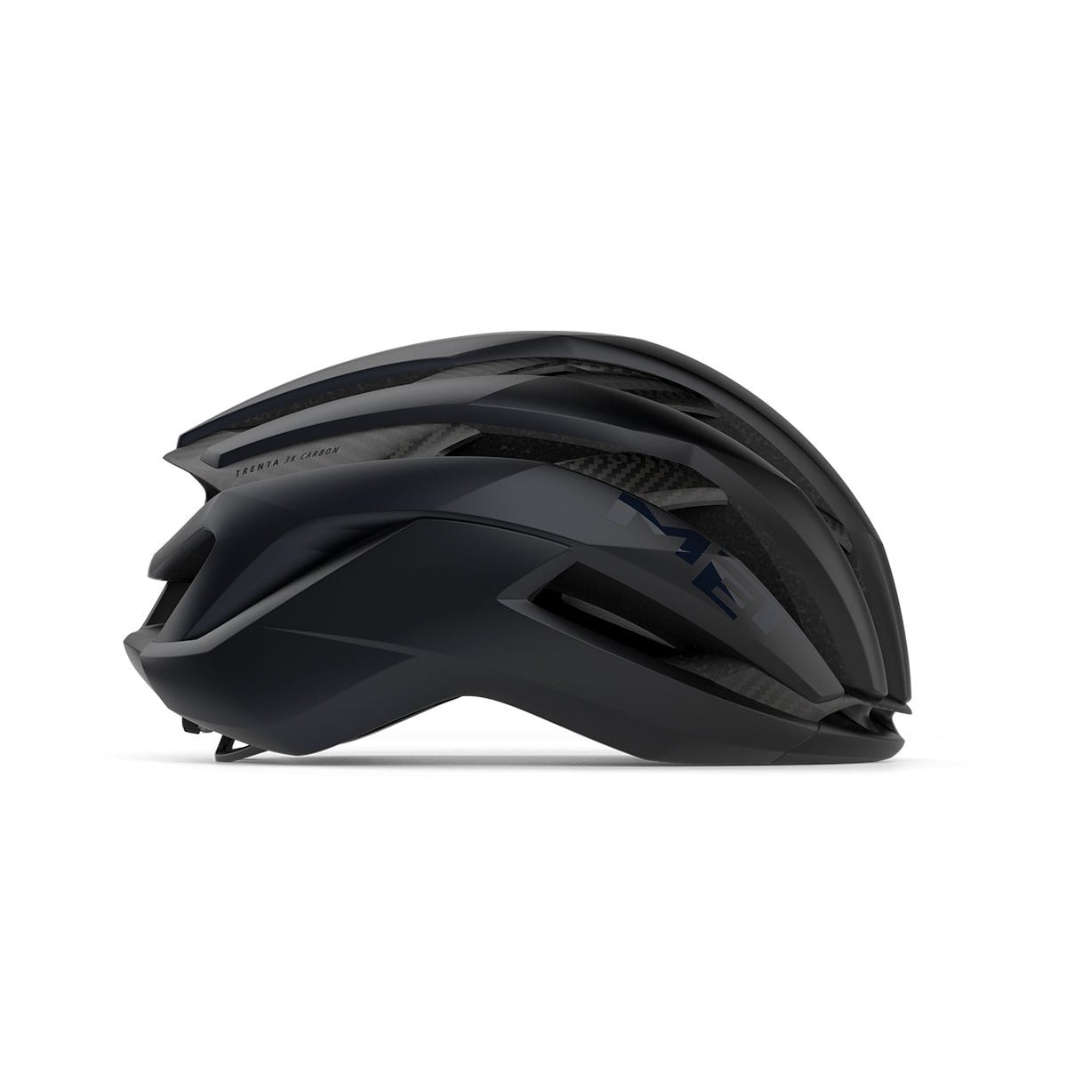 MET Trenta 3K Carbon MIPS Helmet Black side profile