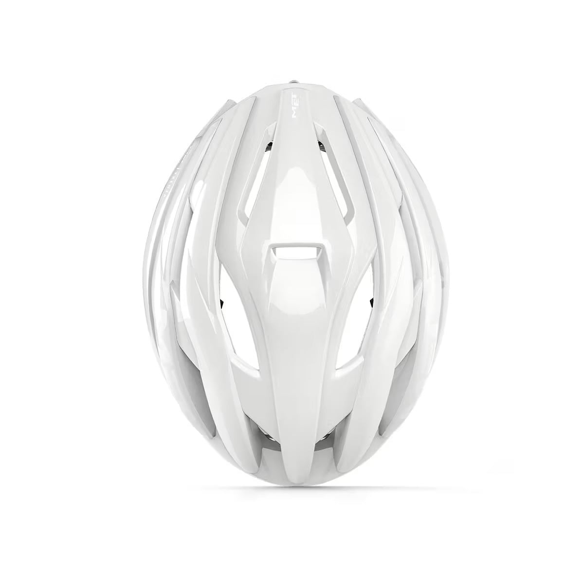 MET Trenta MIPS Helmet Absolute White Limited Edition top view