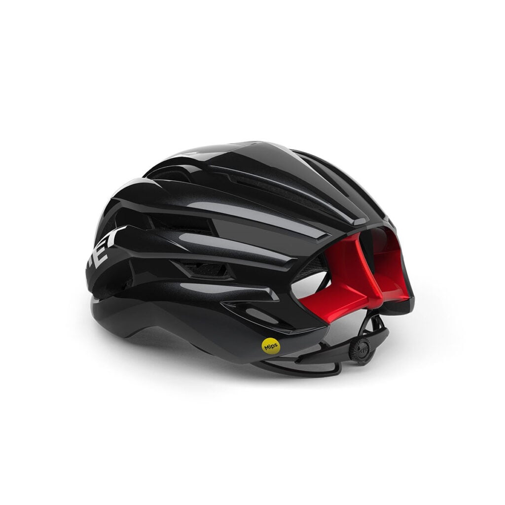 MET Trenta MIPS Helmet Black Red Gloss