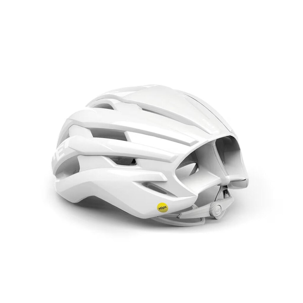MET Trenta MIPS Helmet Absolute White Limited Edition rear angle