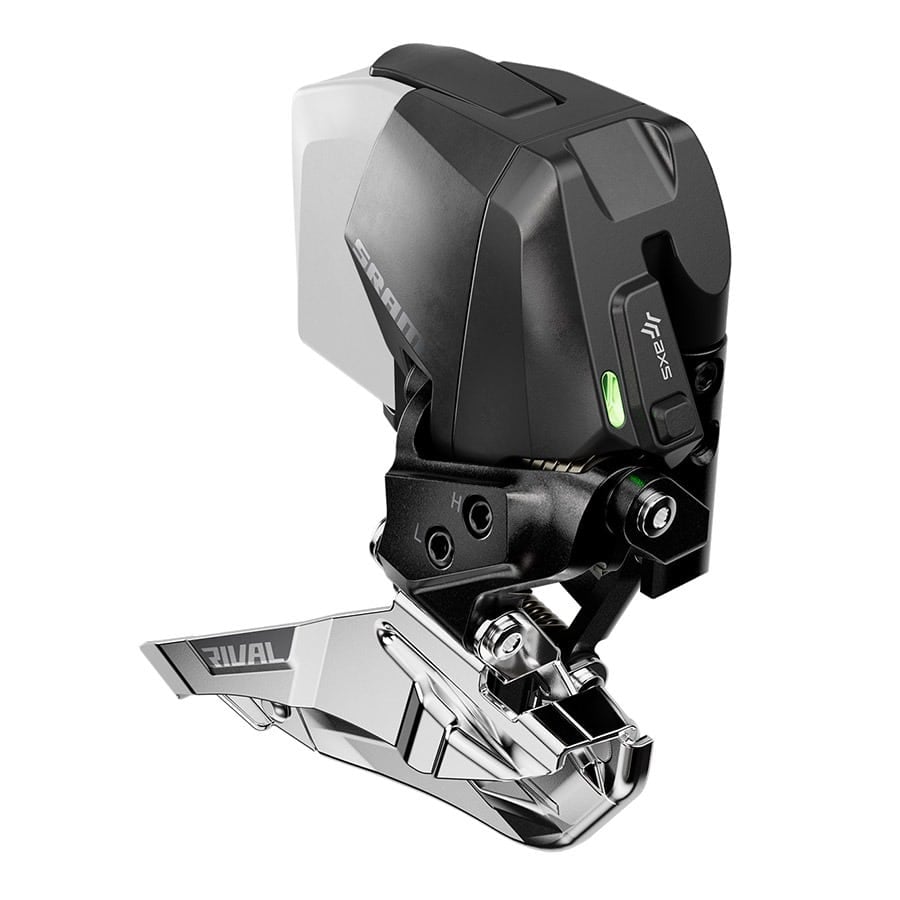 SRAM Rival AXS E1 Front Derailleur (isometric)