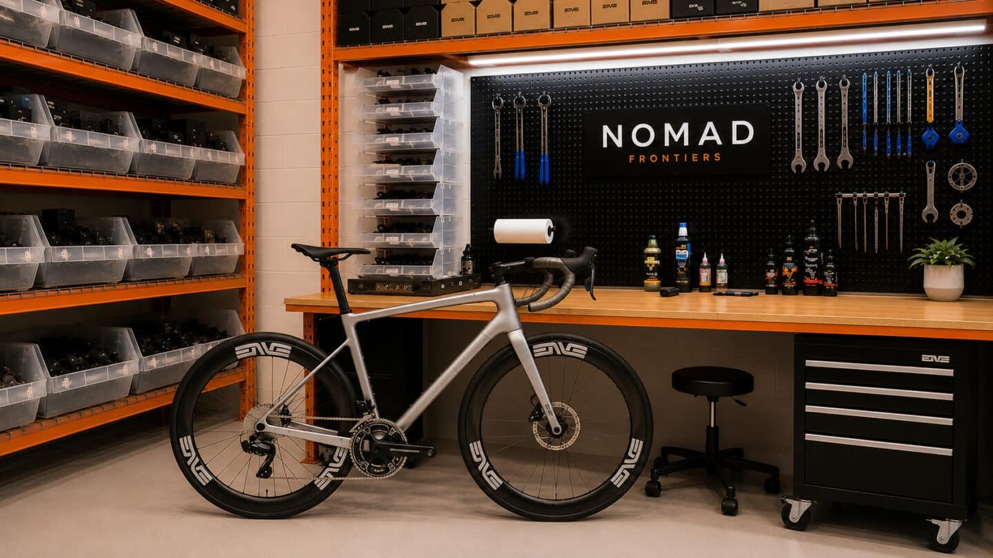 Cycling workshop with Enve bike