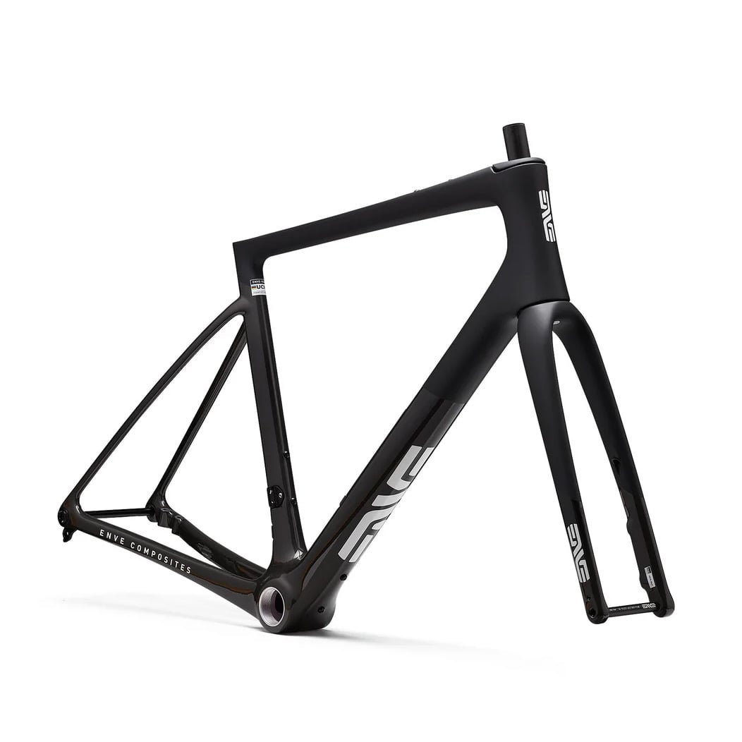ENVE Fray All Road Bike Frame Clear Smoke front angle