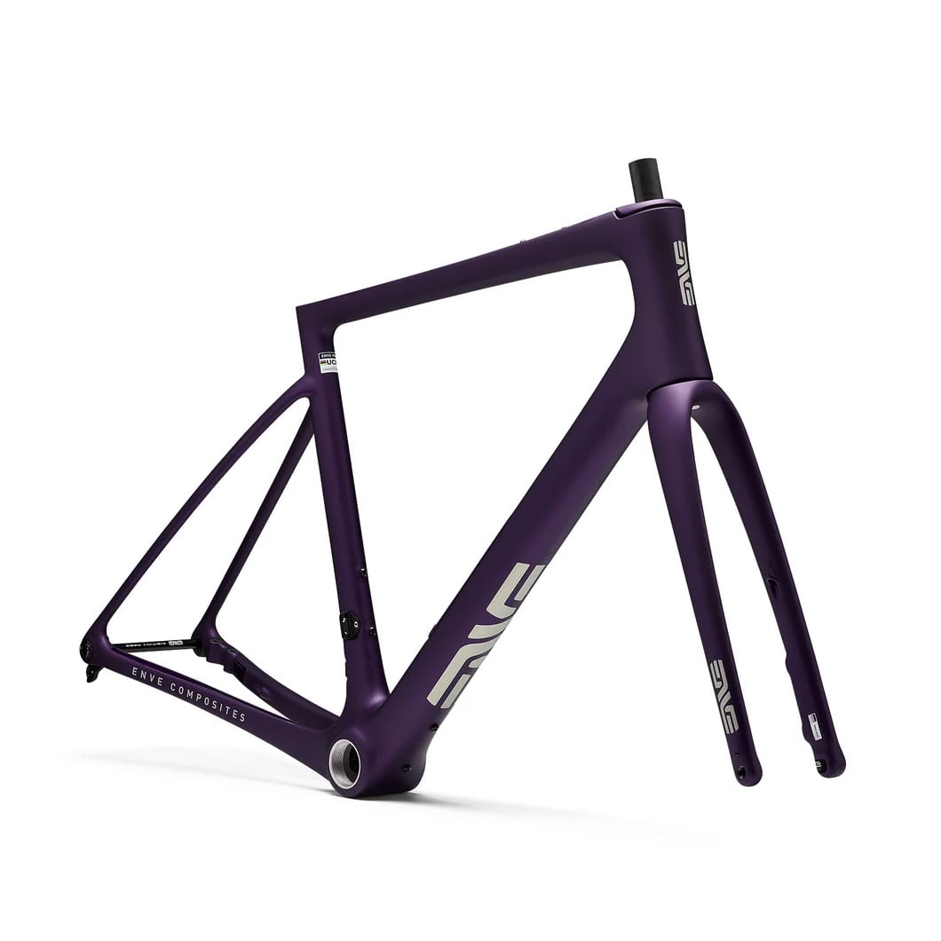 ENVE Fray All Road Bike Frame Perfect Purple front angle