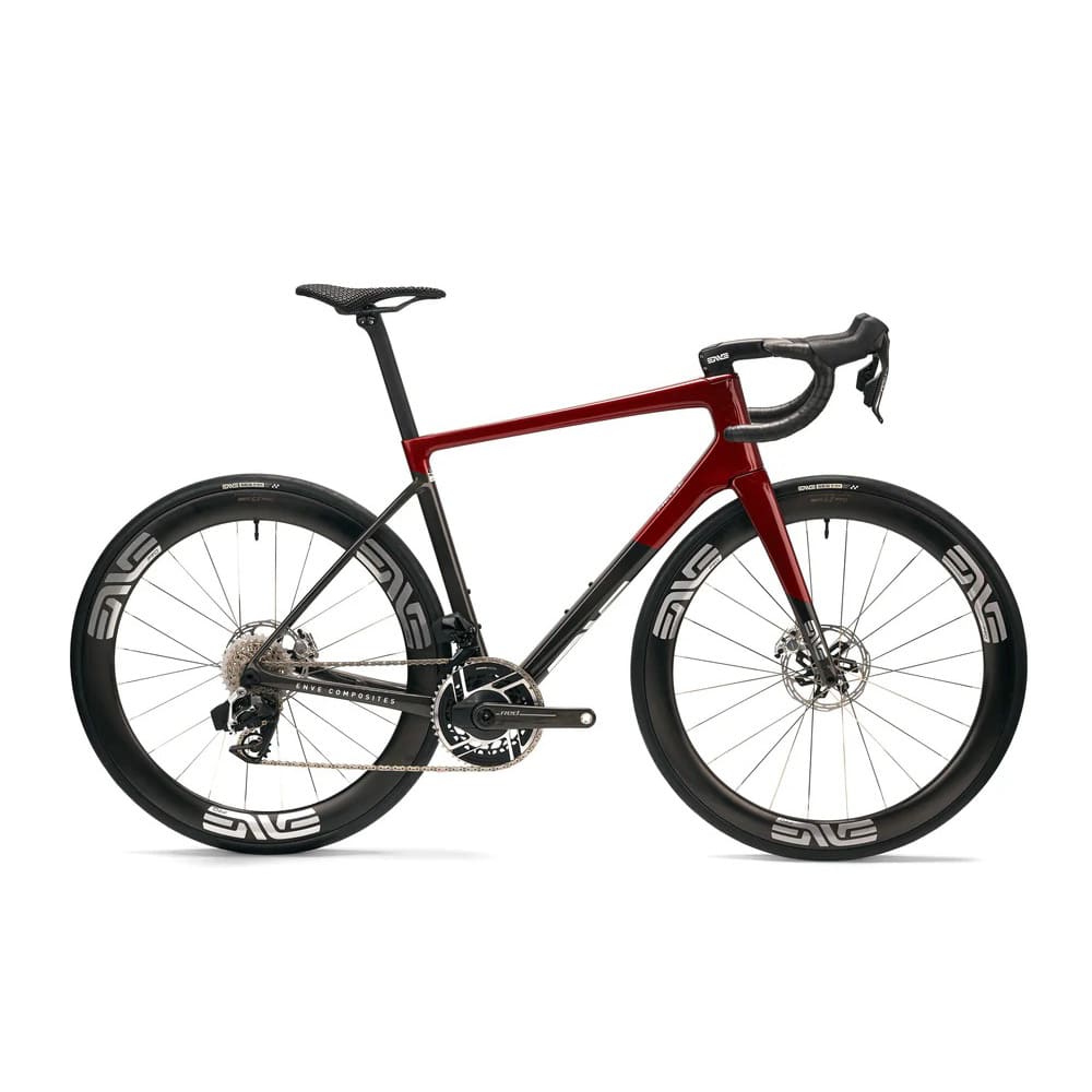 ENVE Melee Road Bike 2026 Iconic Red side profile