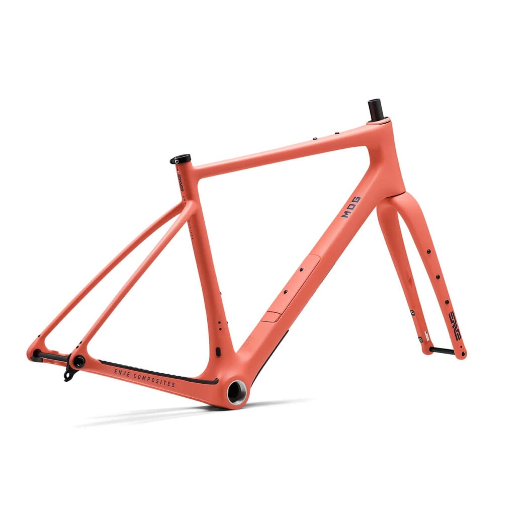 ENVE MOG Gravel Bike 2026 Frame Wayfinder Coral rear angle